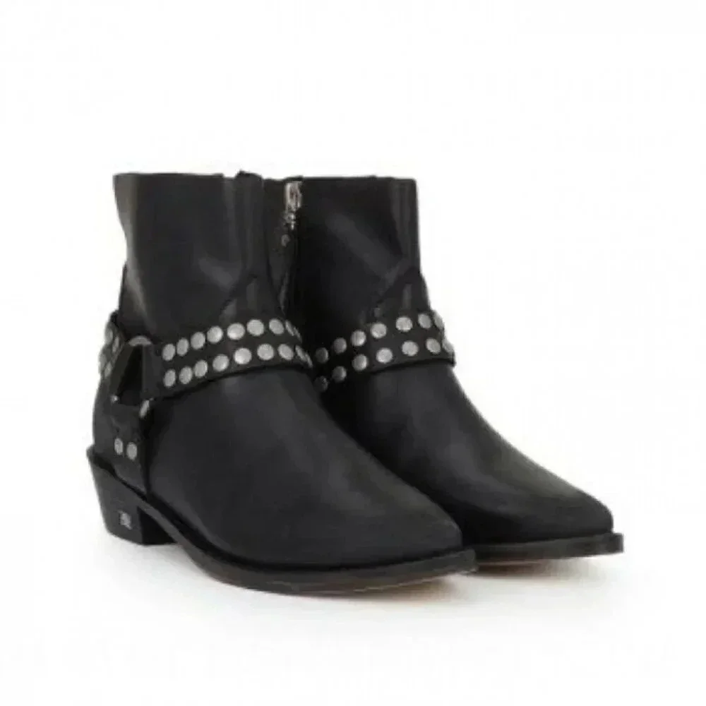 NWOT Sam Edelman Waldorf Studded Biker Ankle…